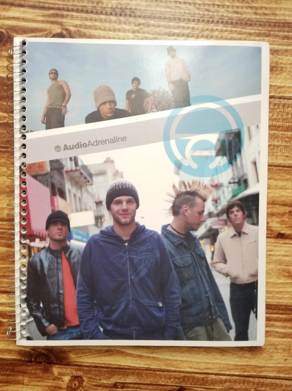 Audio Adrenaline Spiral Notebook Set Wide Ruled Sheets 2004 Christian Music Y2K